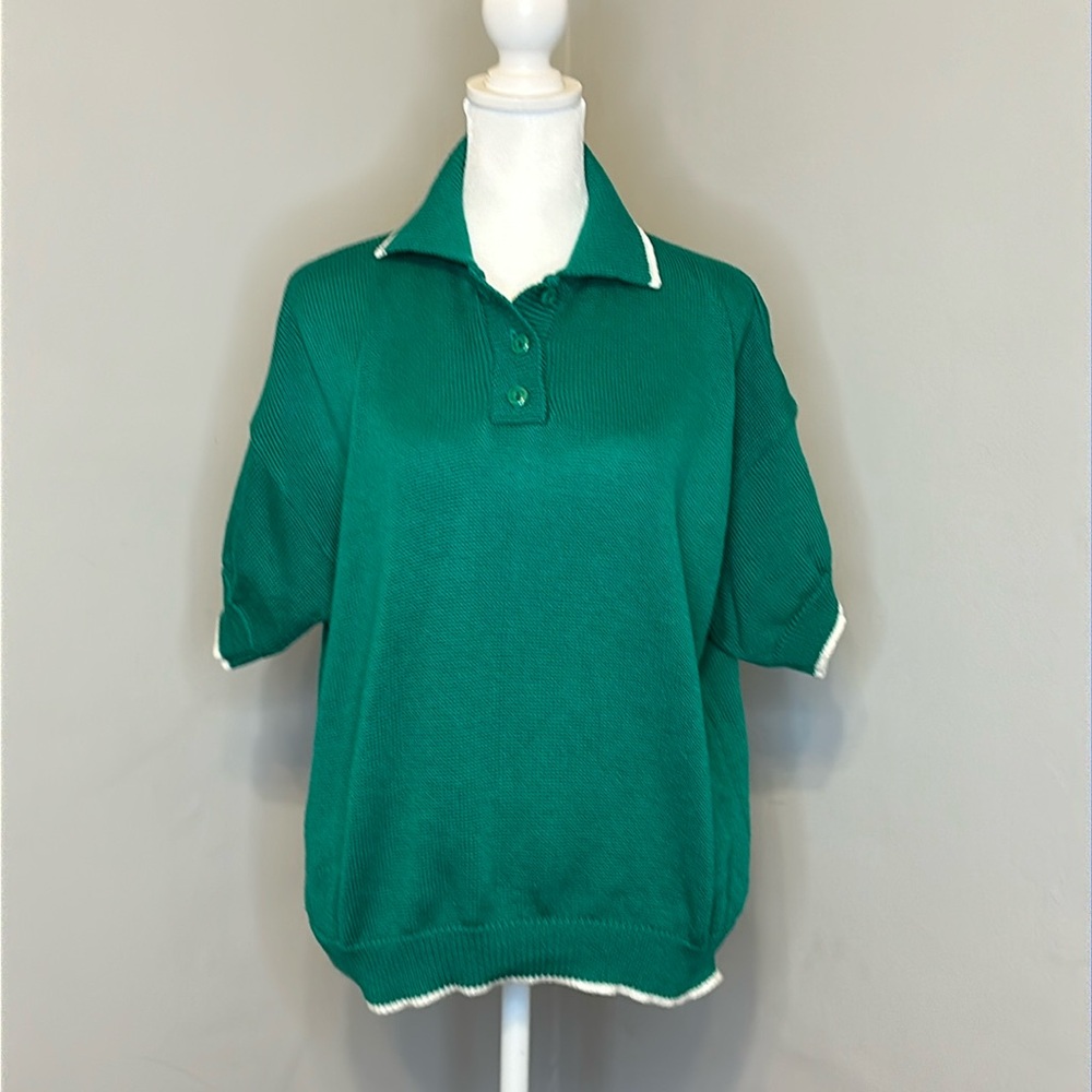 Cristin Stevens Acrylic Knit Sweater 80s Vintage